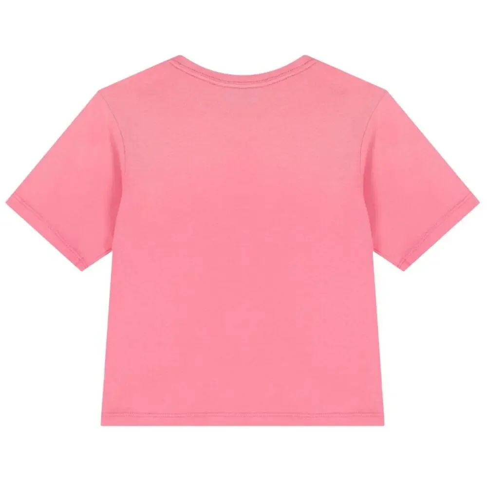 Ralph Lauren Girls Pink Logo T-Shirt 3/3T